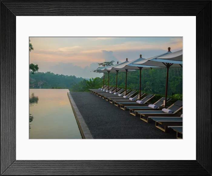 Framed Print : Alila Ubud Resort Bali Indonesia Travel Resport