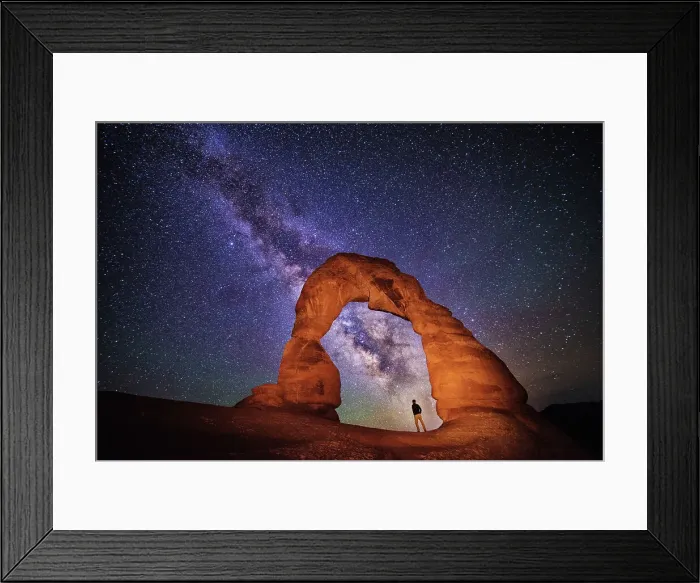 Framed Print : Night Rock - Object Usa Sky Milky Way Nature Framed Print : Night Rock - Object Usa Sky Milky Way Nature