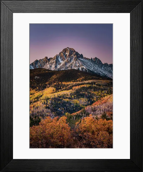 Framed Print : Colorado Sunset in Ridgway Framed Print : Colorado Sunset in Ridgway