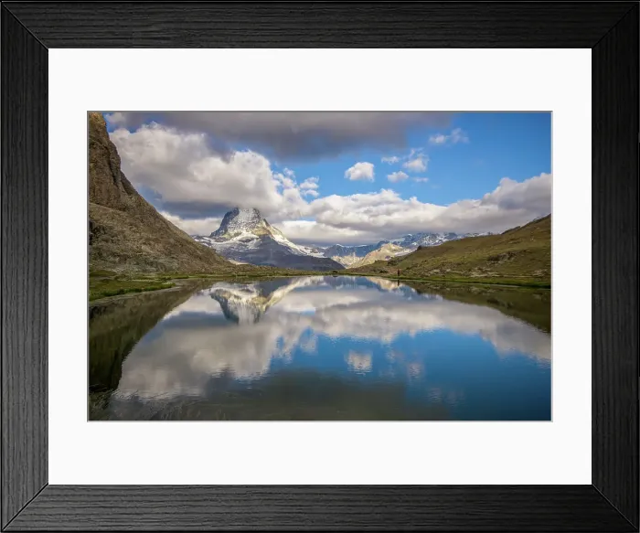 Framed Print : Outdoors No People Mountain Lake Landscape - Scenery