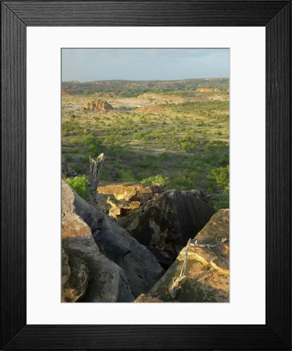 Framed Print : View from de Beer's Koppie towards Limpopo River Framed Print : View from de Beer's Koppie towards Limpopo River
