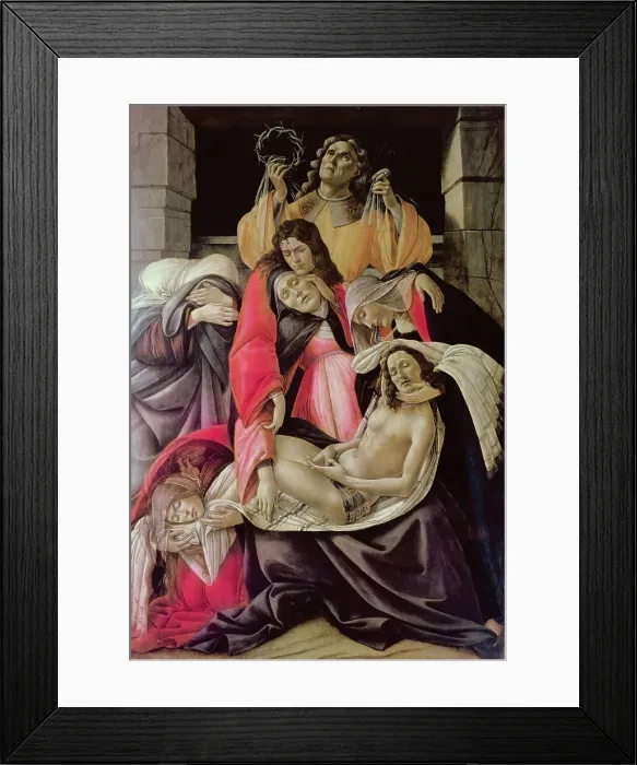 Framed Print : Lamentation over Dead Christ (Sandro Botticelli) Framed Print : Lamentation over Dead Christ (Sandro Botticelli)