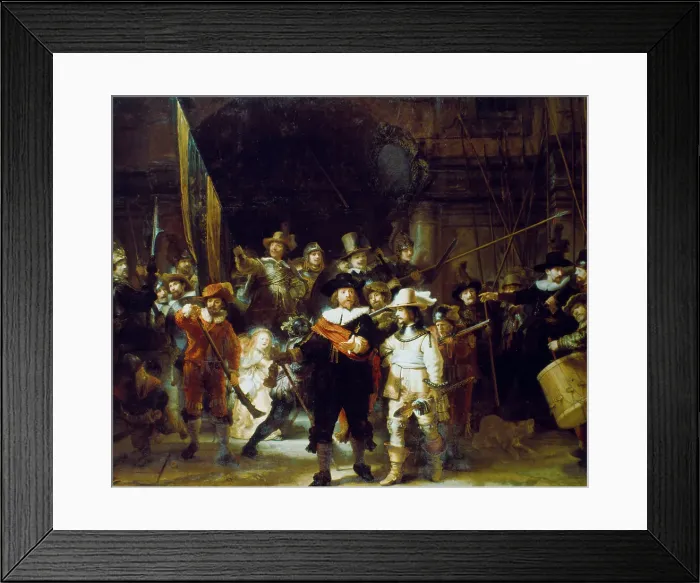 Framed Print : The Night Watch by Rembrandt Framed Print : The Night Watch by Rembrandt