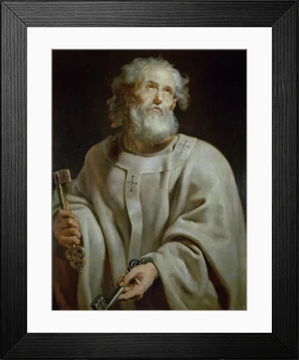 Framed Print : Saint Peter by Peter Paul Rubens Framed Print : Saint Peter by Peter Paul Rubens