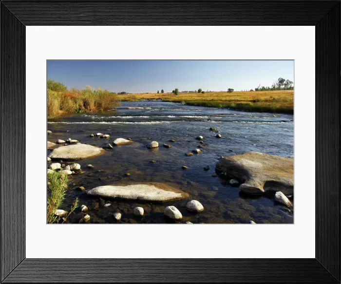 Framed Print : The Buffalo River near Fugitive's Drift Framed Print : The Buffalo River near Fugitive's Drift