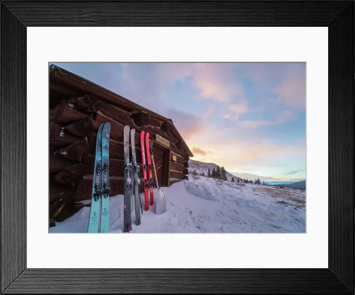 Framed Print : Snow Colorado Winter Camping Big Agnes Lowa Kens Cabin Framed Print : Snow Colorado Winter Camping Big Agnes Lowa Kens Cabin