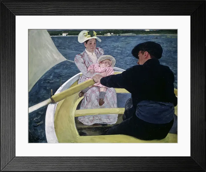 Framed Print : The Boating Party by Cassatt