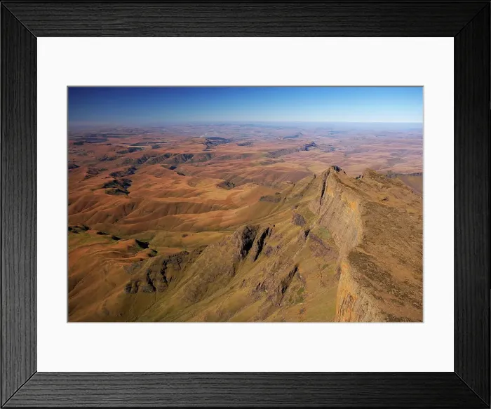 Framed Print : View from above Giants Castle towards KwaZulu Natal Framed Print : View from above Giants Castle towards KwaZulu Natal