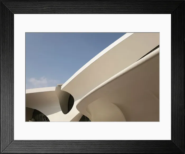 Framed Print : Featured architecture at the TWA Hotel in JFK Airport, NY