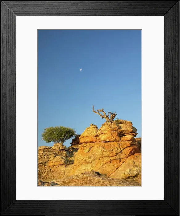 Framed Print : Rock formations near de Beer's Koppie