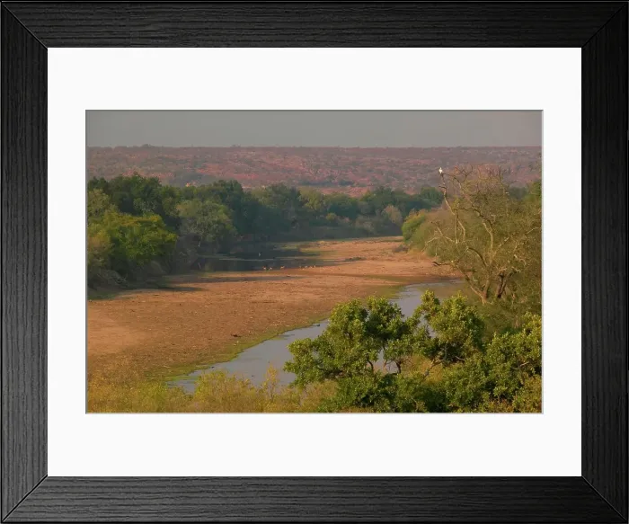 Framed Print : The Limpopo River near the convluence with the Shashe Riverl Framed Print : The Limpopo River near the convluence with the Shashe Riverl