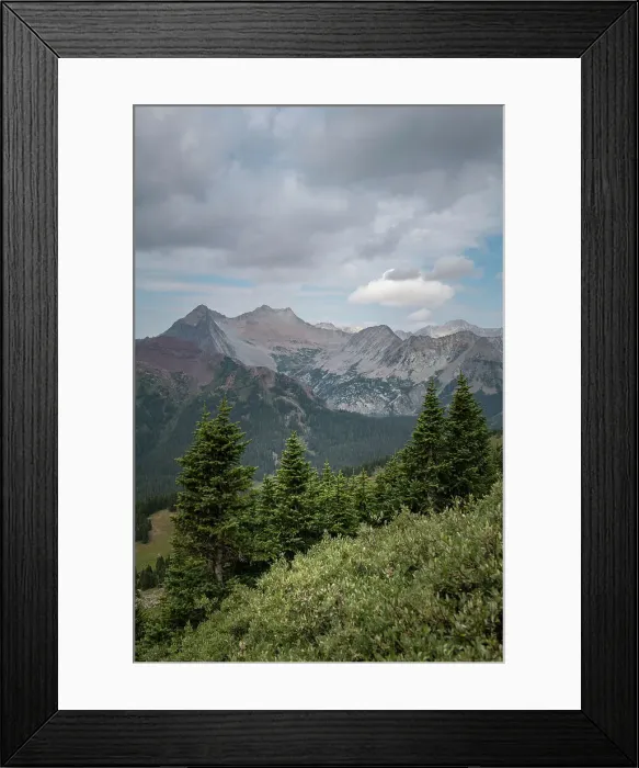 Framed Print : Cloudy landscape with clouds. Aspen, Colorado, USA Framed Print : Cloudy landscape with clouds. Aspen, Colorado, USA