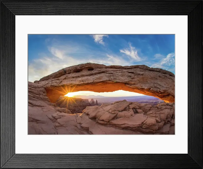 Framed Print : Arch - Architectural Feature Moab - Utah Mesa Arch