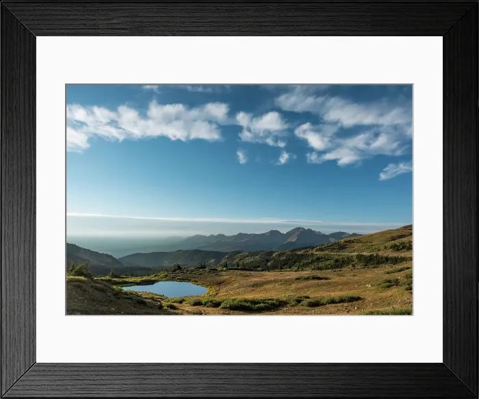 Framed Print : Camping Backpack Colorado Hiking Mountain Peak Framed Print : Camping Backpack Colorado Hiking Mountain Peak
