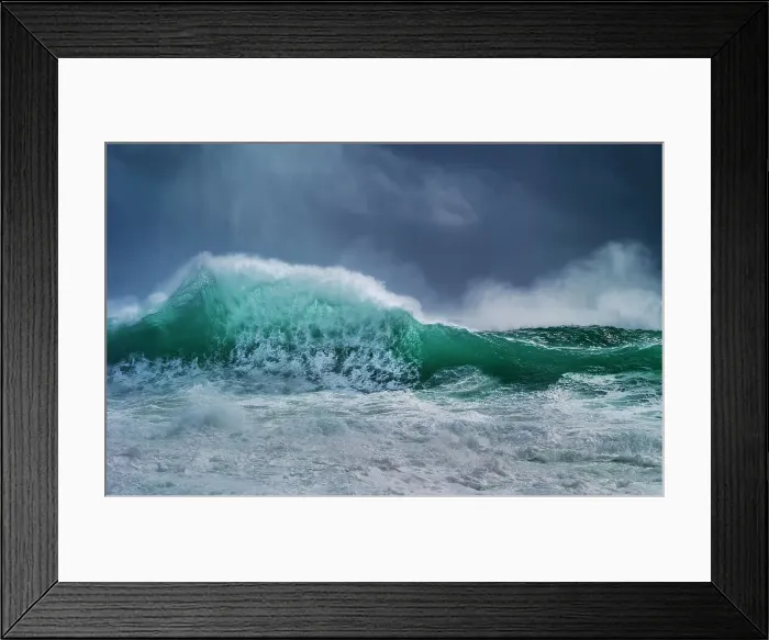 Framed Print : Cyclone Ola