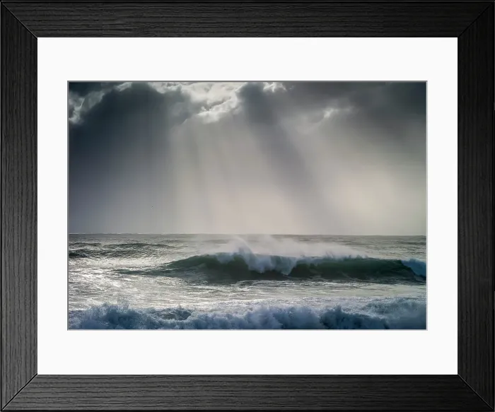 Framed Print : Cyclone Ola