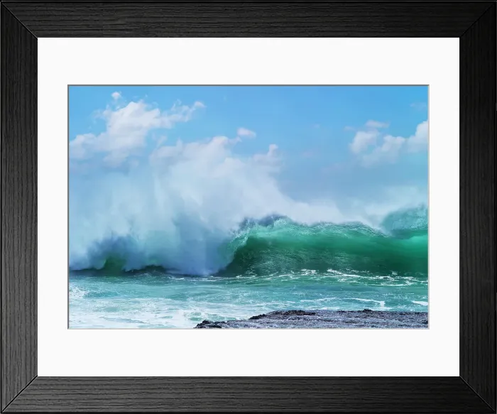 Framed Print : Cyclone Ola