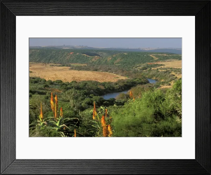 Framed Print : View. Shamwari Nature Reserve. Eastern Cape