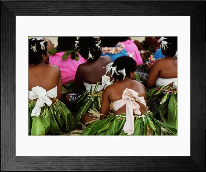Framed Print : Fijian Entertainers Framed Print : Fijian Entertainers