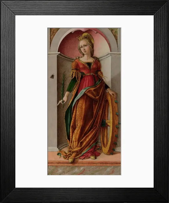 Framed Print : Saint Catherine of Alexandria by Crivelli Framed Print : Saint Catherine of Alexandria by Crivelli