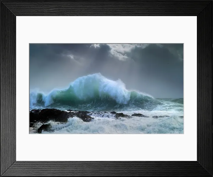 Framed Print : Cyclone Ola