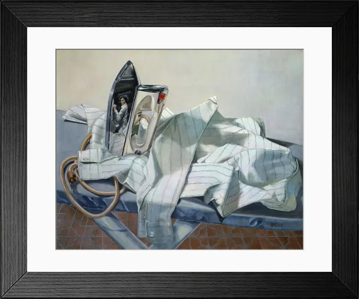 Framed Print : Self-Portrait in Iron Framed Print : Self-Portrait in Iron