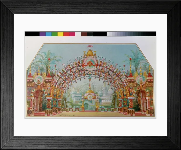 Framed Print : Stage design for the ballet The Nutcracker by P Framed Print : Stage design for the ballet The Nutcracker by P