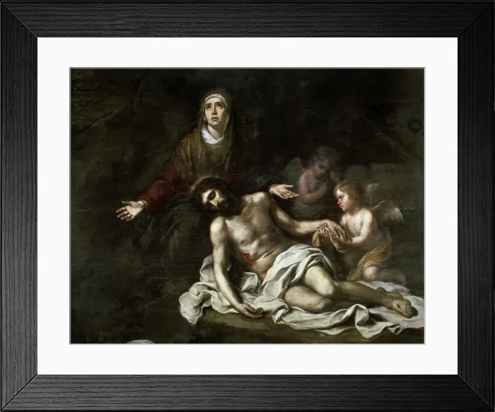 Framed Print : The Pieta by Murillo Framed Print : The Pieta by Murillo