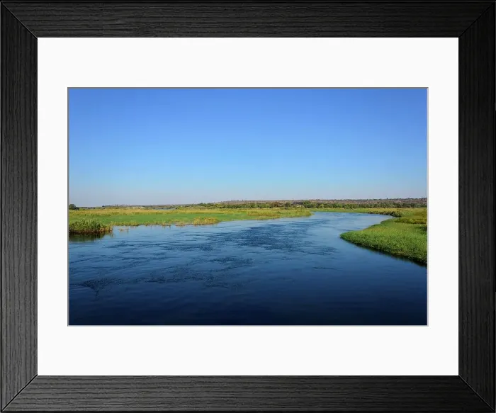 Framed Print : Scenic view at Kasane near Chobe National Park Framed Print : Scenic view at Kasane near Chobe National Park