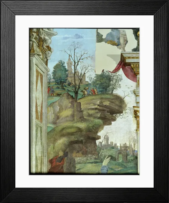 Framed Print : Assumption and Annunciation (Detail)