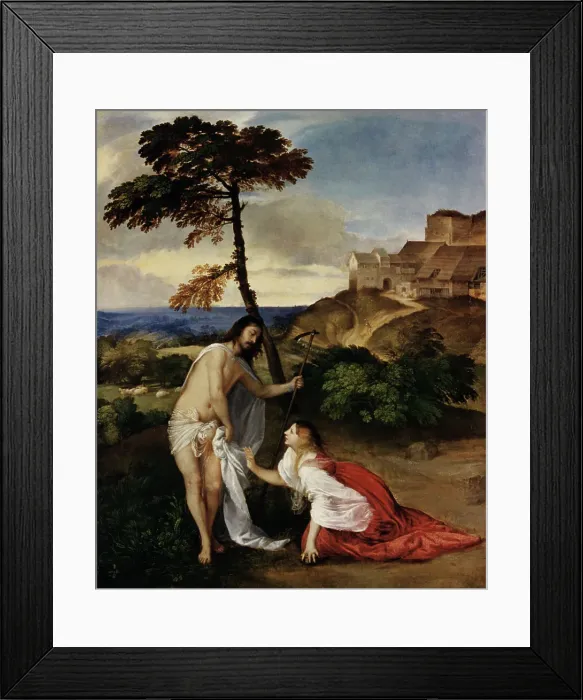 Framed Print : Noli me Tangere by Titian Framed Print : Noli me Tangere by Titian