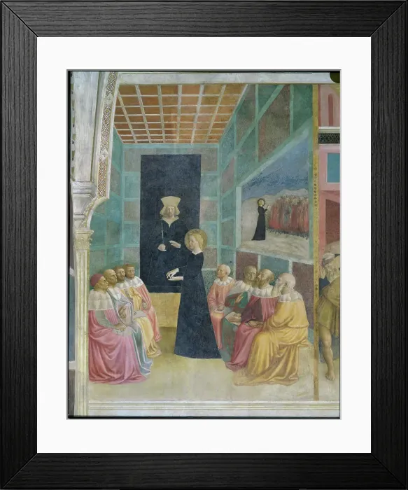 Framed Print : Scene from the Life of St. Catherine of Alexandria Framed Print : Scene from the Life of St. Catherine of Alexandria