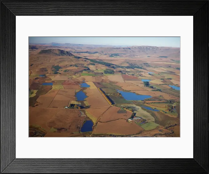 Framed Print : Kamberg Valley and Kamberg Mountain Framed Print : Kamberg Valley and Kamberg Mountain