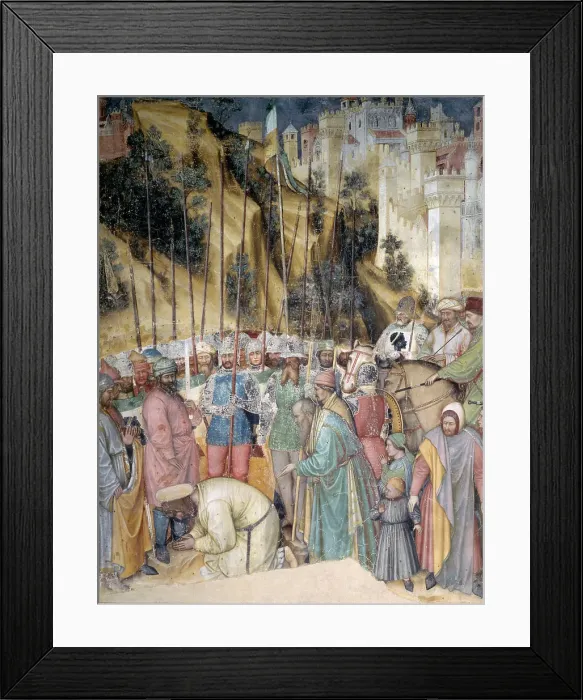 Framed Print : Capture of Saint George by Altichiero Framed Print : Capture of Saint George by Altichiero