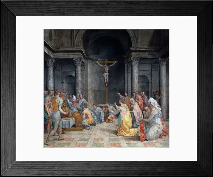 Framed Print : Baptism Of Clodoveo