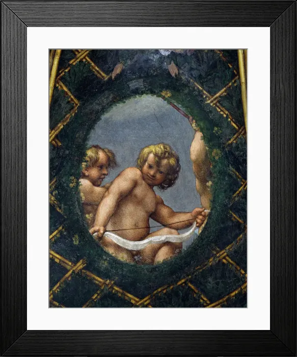 Framed Print : Putti Correggio (1489 94-1534 Italian). Pinacoteca Sabauda, Torino, Italy