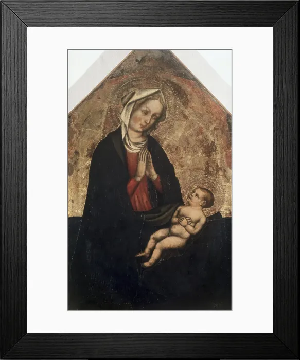 Framed Print : Madonna with the Child by Francesco di Gentile da Fabriano Framed Print : Madonna with the Child by Francesco di Gentile da Fabriano