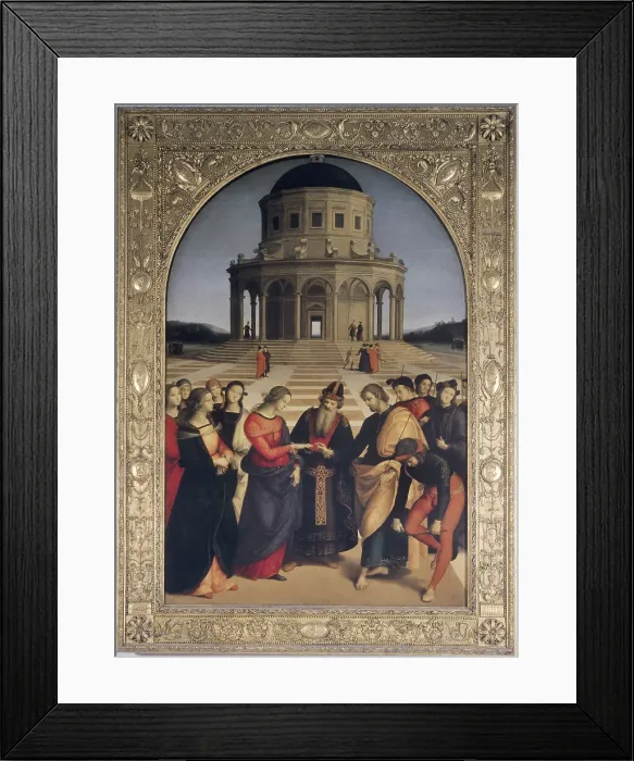 Framed Print : Marriage of the Virgin by Raphael Framed Print : Marriage of the Virgin by Raphael