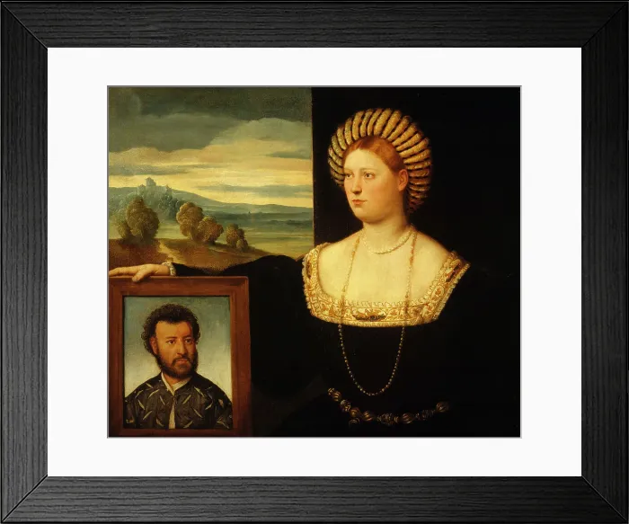 Framed Print : Ritratto di Isabella dEste Framed Print : Ritratto di Isabella dEste