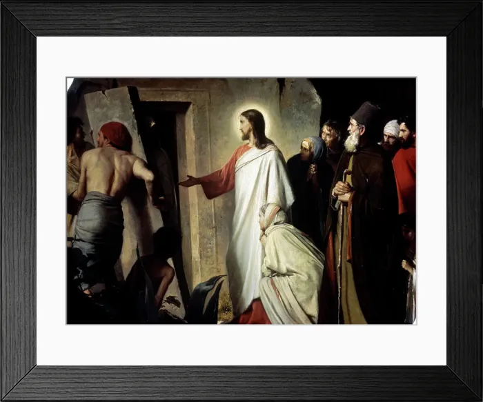 Framed Print : Lazarus by Bloch