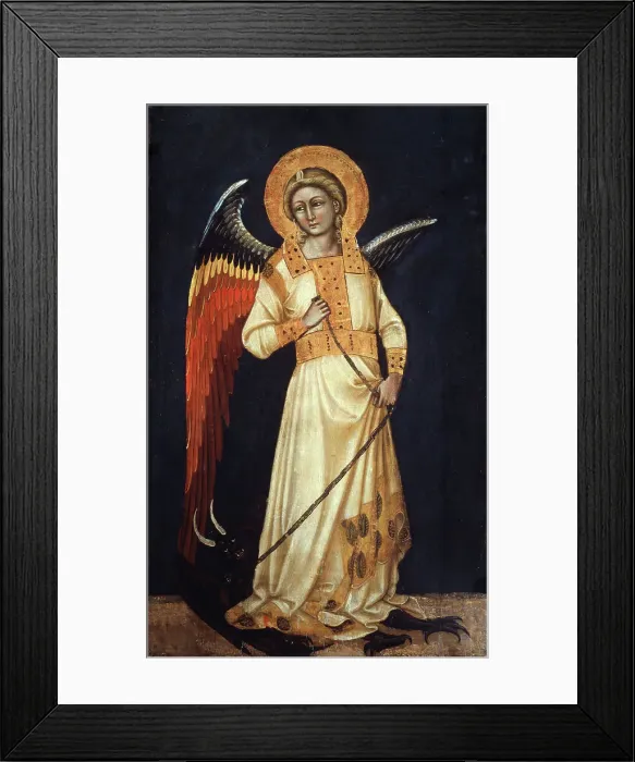 Framed Print : Angel Guariento di Arpo (ca.1338-ca.1378 / Italian). Oil On Board Museo Civico, Padua, Italy Framed Print : Angel Guariento di Arpo (ca.1338-ca.1378 / Italian). Oil On Board Museo Civico, Padua, Italy