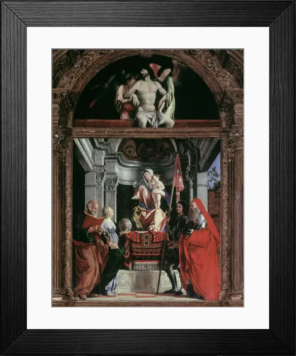 Framed Print : Altarpiece Of Saint Christina Pala Di Santa Cristina Framed Print : Altarpiece Of Saint Christina Pala Di Santa Cristina