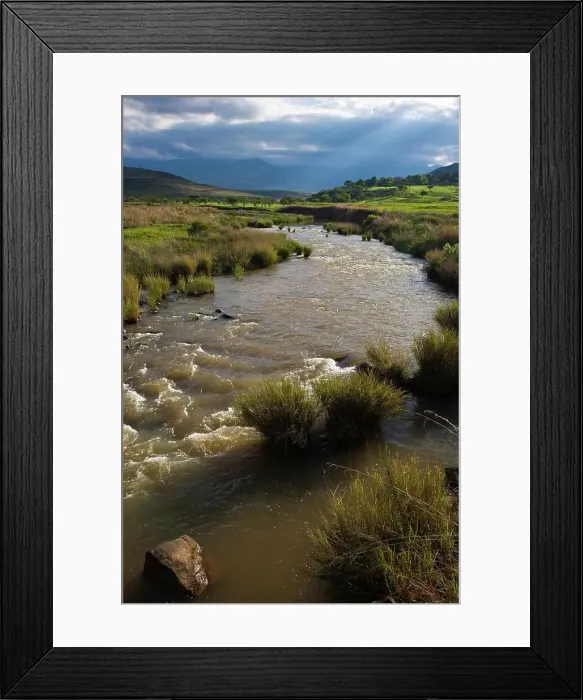 Framed Print : The Tugela River near Royal Natal National Park Framed Print : The Tugela River near Royal Natal National Park