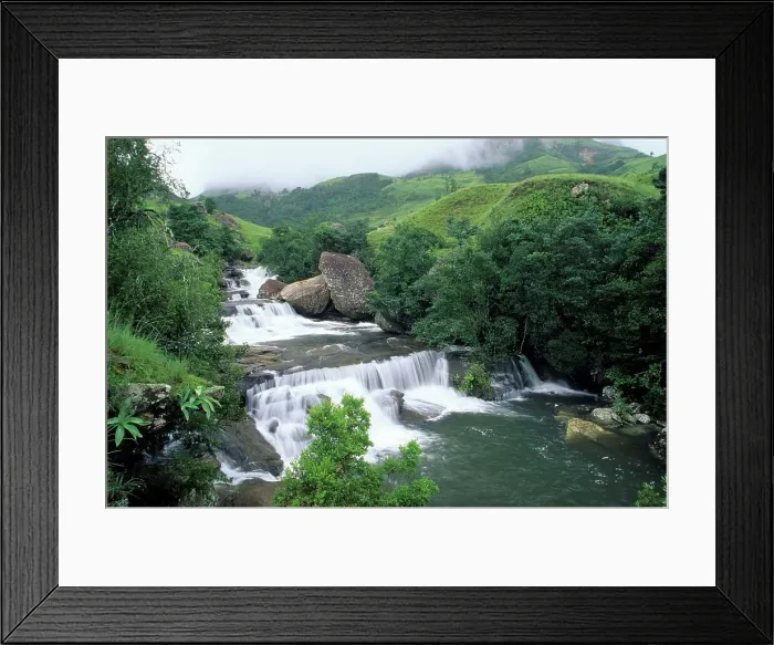 Framed Print : The Cascades at Royal Natal National Park