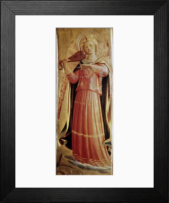 Framed Print : Angel with a Violin by Angelico Framed Print : Angel with a Violin by Angelico