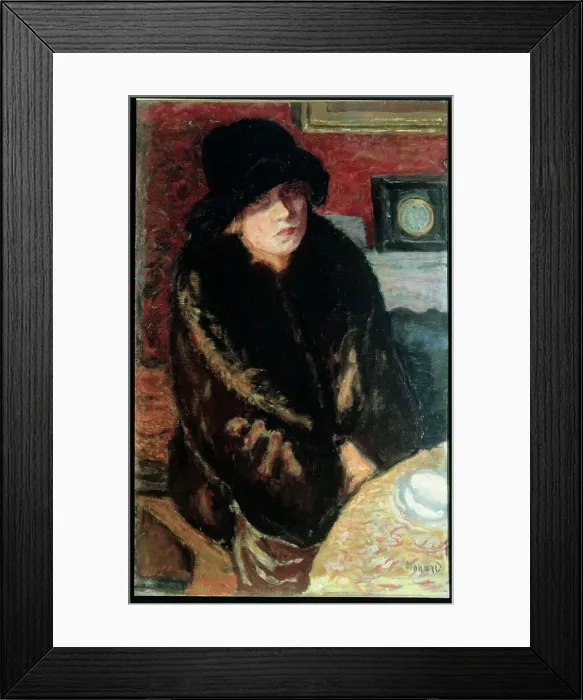 Framed Print : Portrait of a Woman by Bonnard Framed Print : Portrait of a Woman by Bonnard