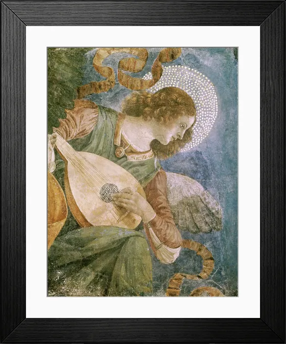 Framed Print : Music Making Angel with Lute (Forli) Framed Print : Music Making Angel with Lute (Forli)