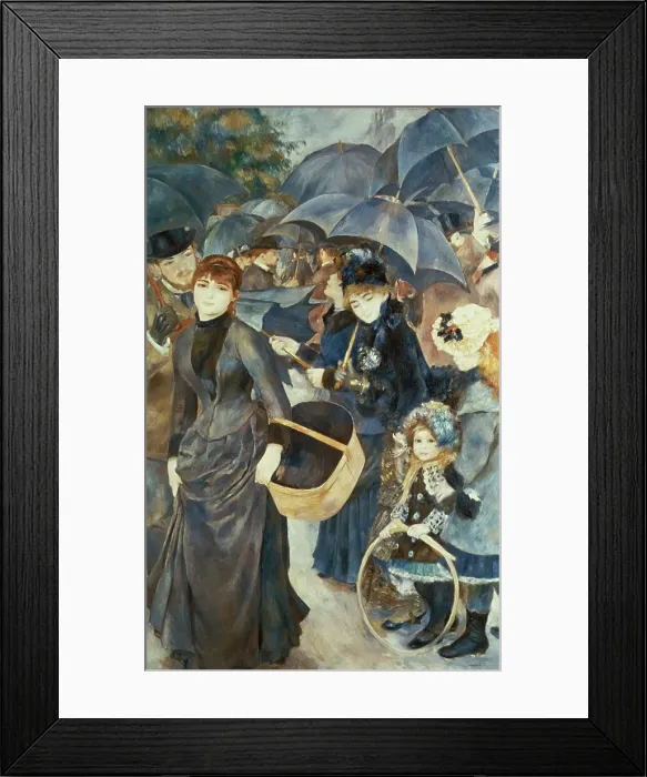 Framed Print : The Umbrellas by Pierre-Auguste Renoir Framed Print : The Umbrellas by Pierre-Auguste Renoir