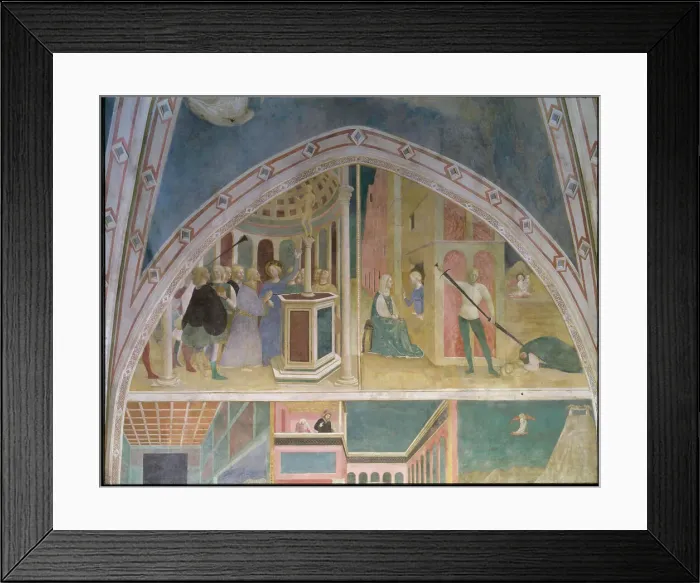 Framed Print : Scene from the Life of St. Catherine of Alexandria Framed Print : Scene from the Life of St. Catherine of Alexandria