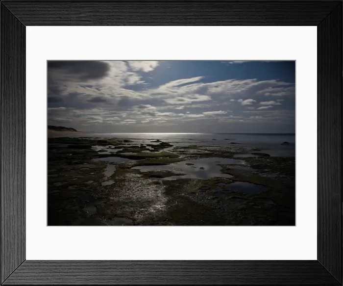 Framed Print : Seascape at night. Near Cape Vidal Framed Print : Seascape at night. Near Cape Vidal